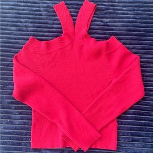 🔥2/$20🔥 “Berry” color cropped long sleeve sweater Sz 3X